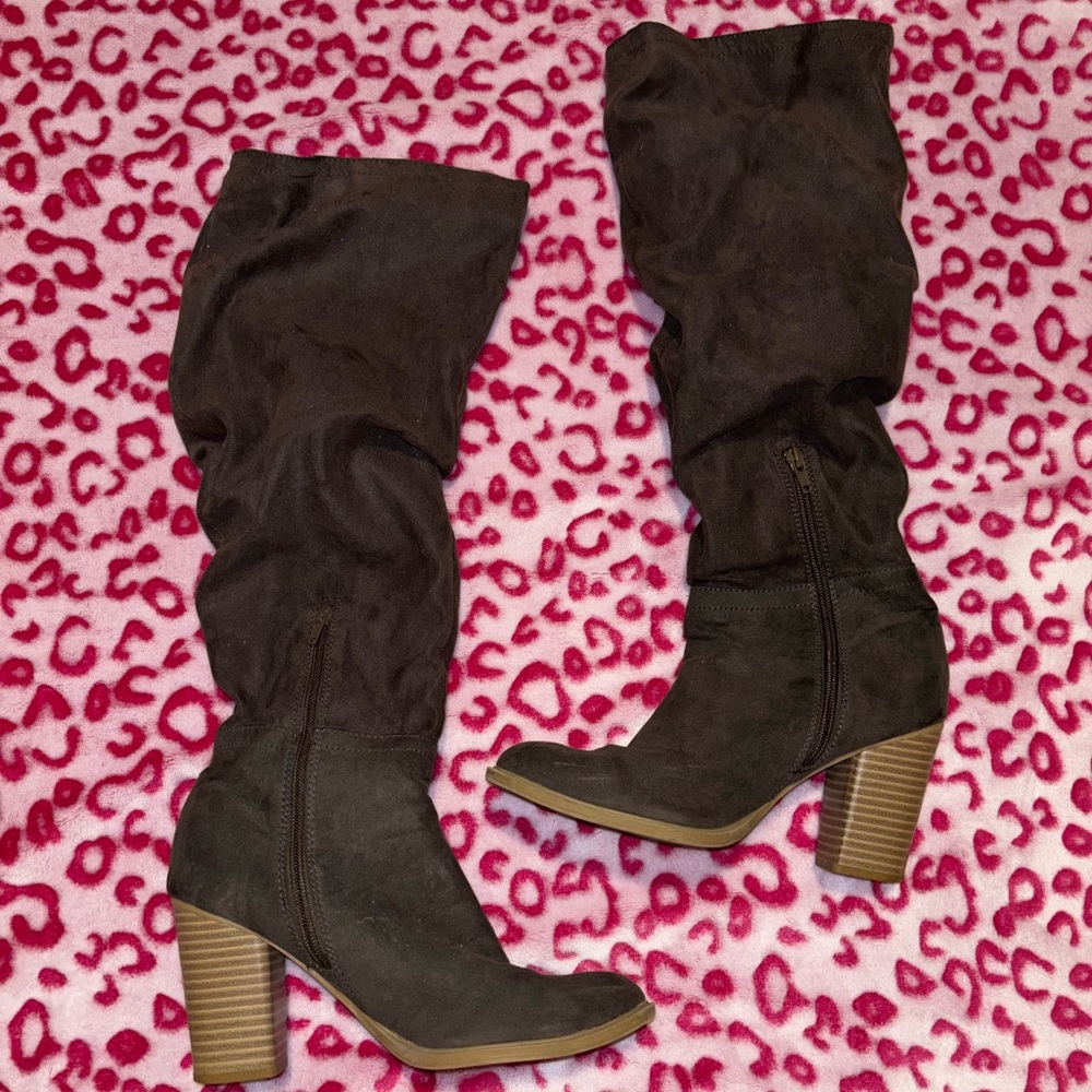 Stylish Brown Knee-High Boots